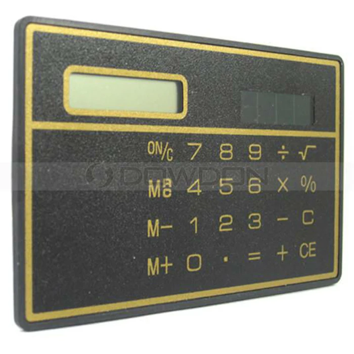Credit Card Shape Solar Calculator