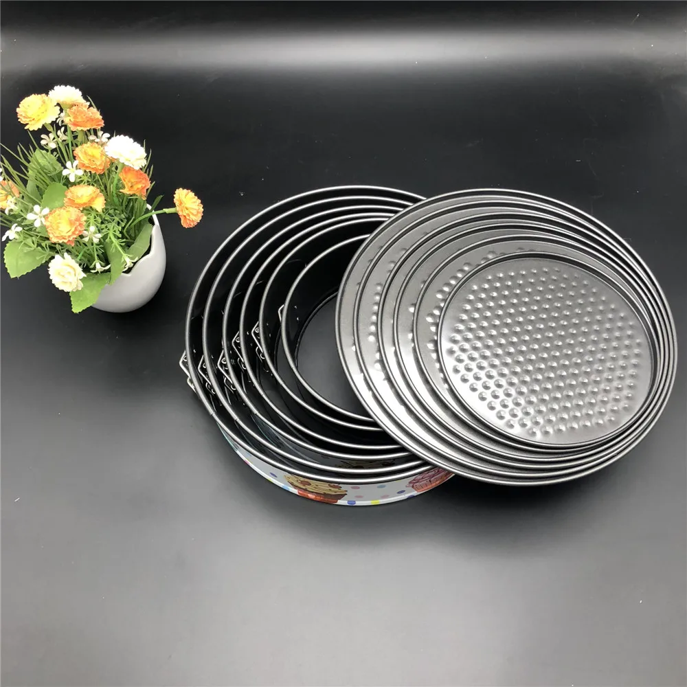 
2018 Hot -sale Products Color Decals Carbon Steel Non-stick 7/8/9/10/11inch Spring form Set 