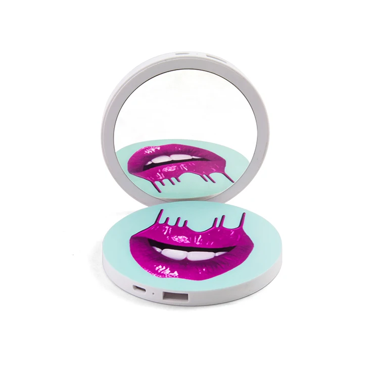 
OEM Custom Cell Phone Charger Mirror Cartoon Qi Fast Wireless Charger 