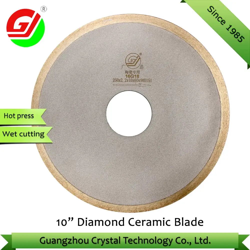 Wholesale Price 10 Inch 250mm Diamond Cutting Saw Blade for Wet Cutting Ceramic Tile