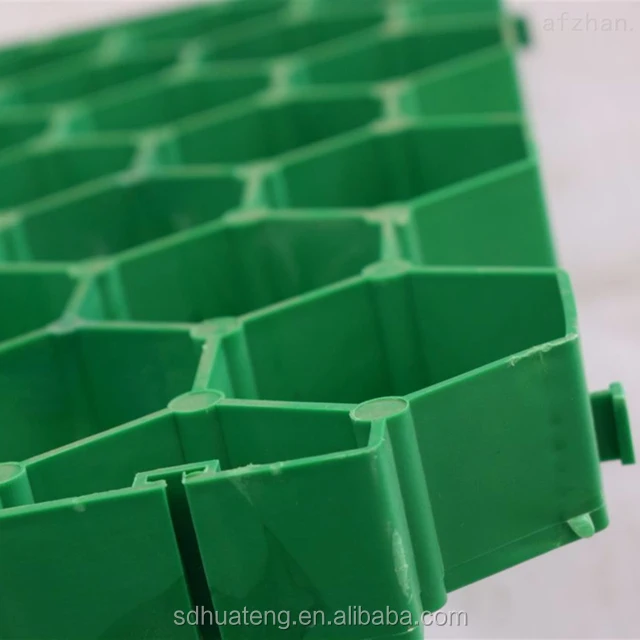 Wholesale Plastic Honeycomb For Driveways Geocell HDPE Grass Plastic Driveway Gravel Grid Turf Paving Lawn Grid Paver