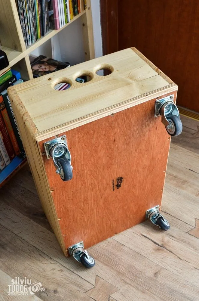 
YG Craft Decorative Vinyl Record Crate / Wooden Storage Crate for LP record 