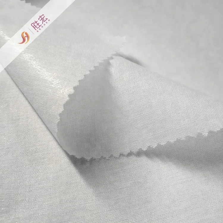 
100% хлопок, полиэтилен высокой плотности, тканый плавкий прокладочный материал для рубашечного воротника 