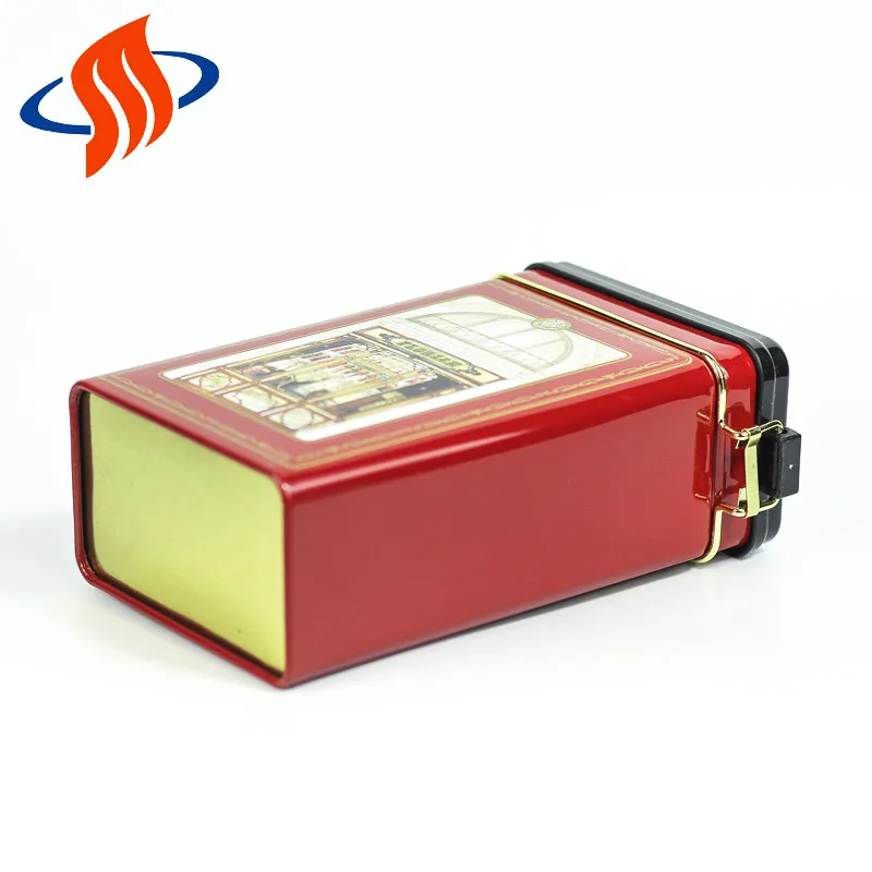 
rectangular airtight tin packing box 