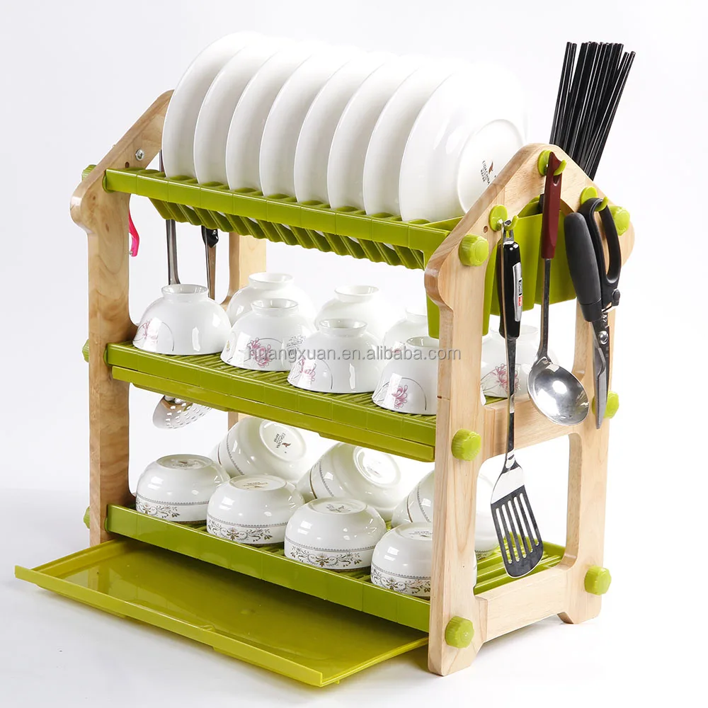 
High quality corner dish drying rack,countertop dish dryer,dish rack with drip tray 