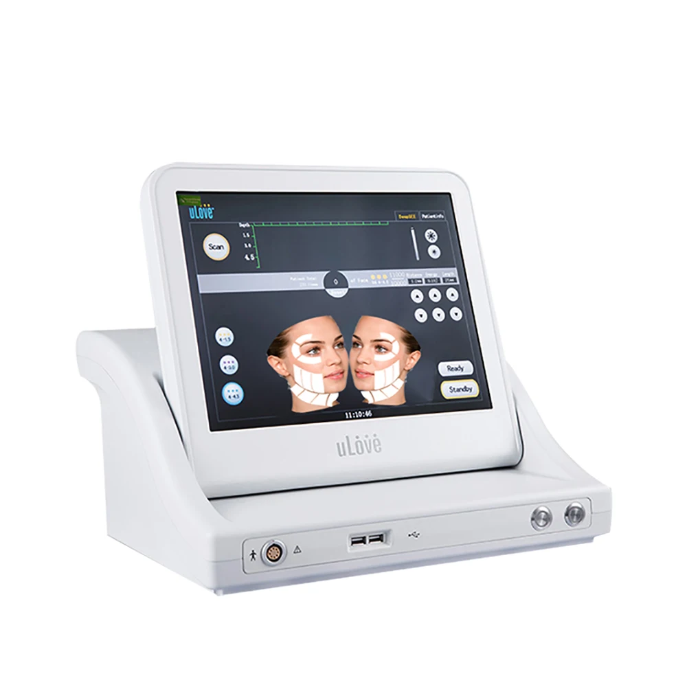 Best price 10000shots portable hifu 8d anti-aging ultrasound face lift machine korea 7D hifu mini