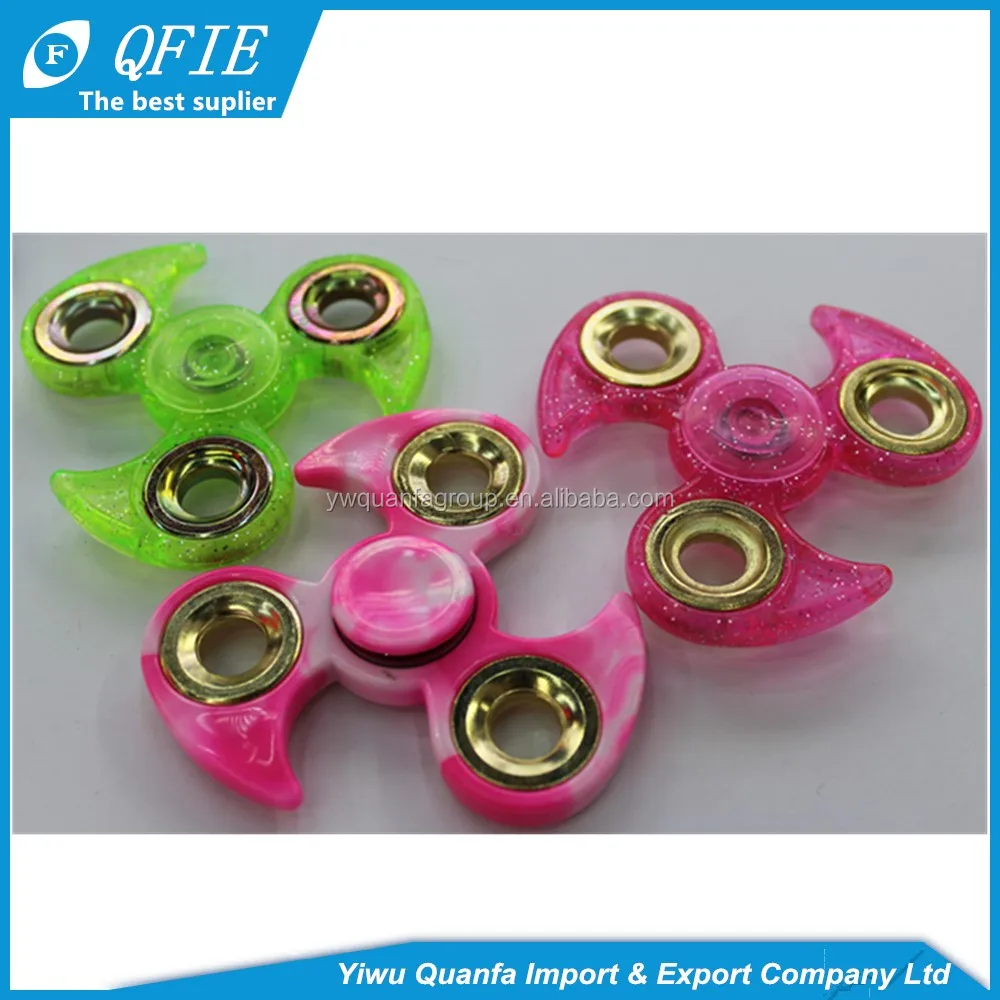 Hot sale tri-spinner hand spinner toy with 608 ceramic bearing fidget spinner