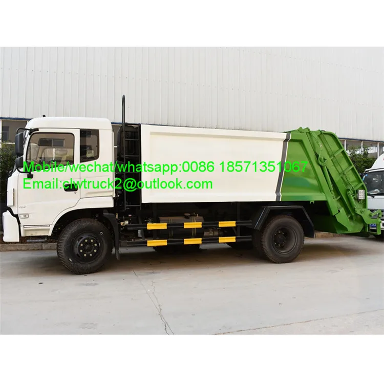 DongFeng 15m3 hydraulic arm garbage compactor truck capacity
