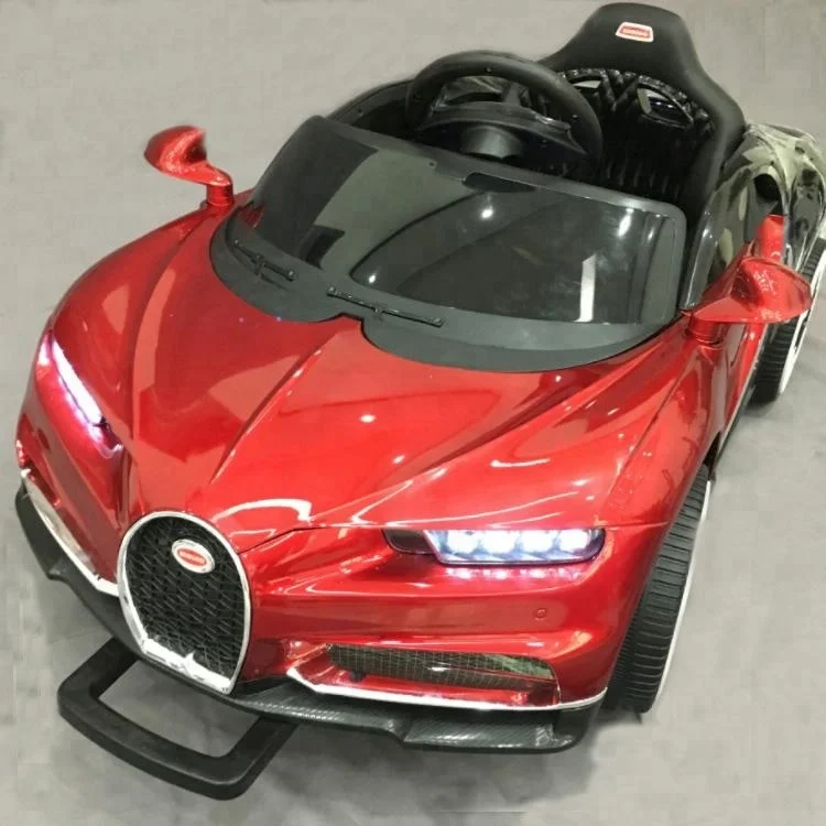 Детская машинка Bugatti на батарейках с дистанционным управлением
