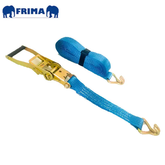 50 мм/10 м/4000 дан/2000 кг сверхмощный грузовой храповой ремень для крепления с двойными J-образными крючками