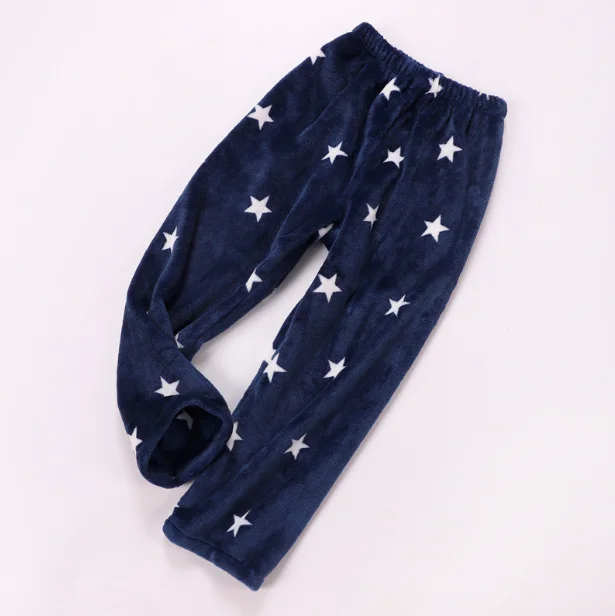 2021 Autumn/Winter Women Pajamas Set Flannel Cartoon Pants Sleep Warm Nightgown Female Home Indoor Sleepwear