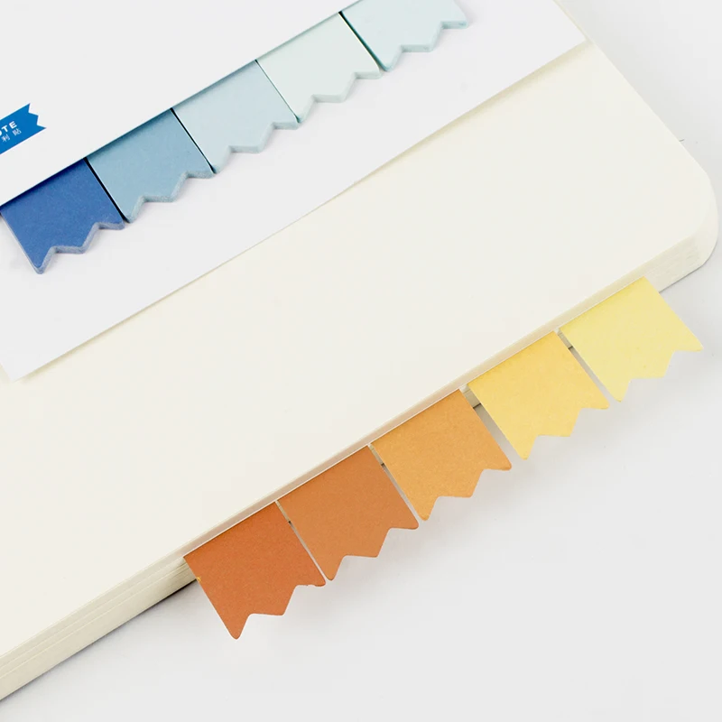 
rosyposy nordic strong sticky note 8 color 100 sheets per pad office school self adhesive memo pad 