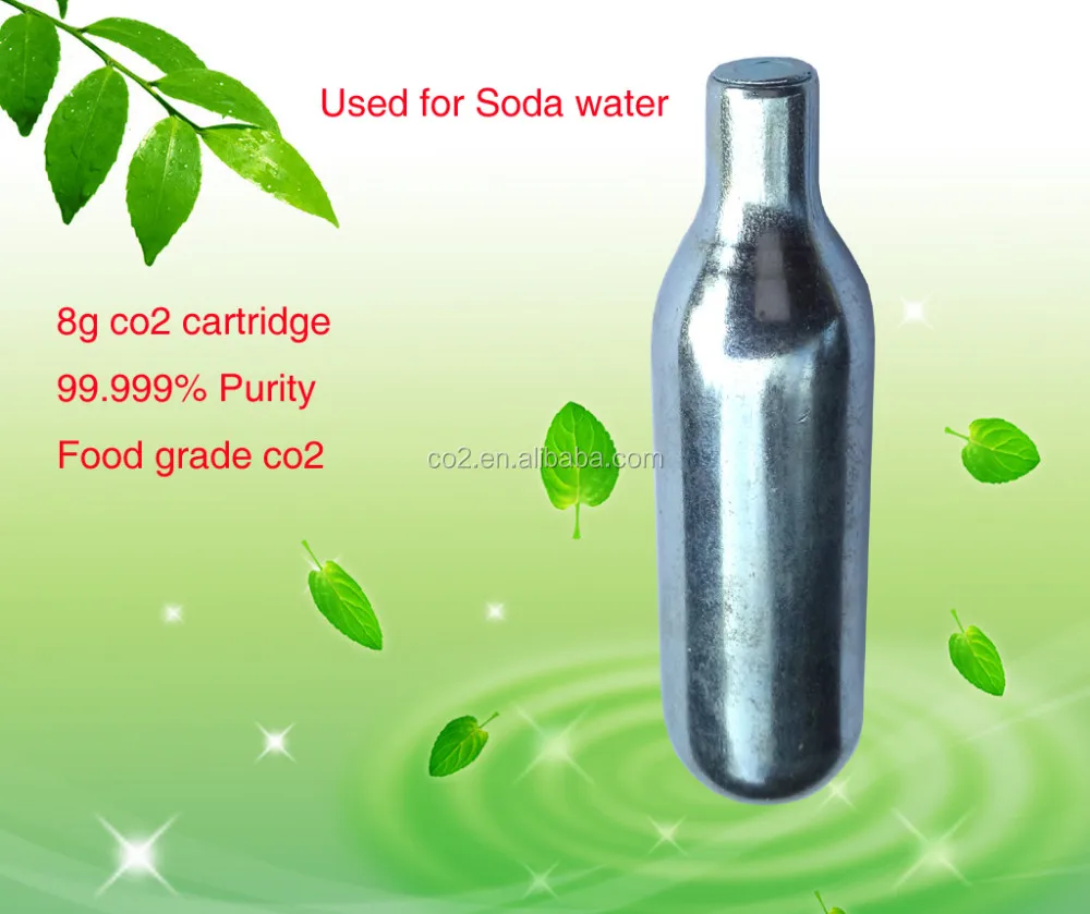 8g  gas cylinder for soda water co2 factory supply