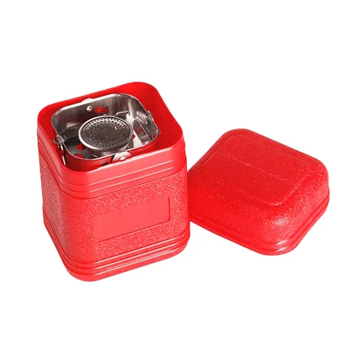 For Nozzle Type Butane Gas Cylinder Cartridge Canister Bottle Mini Compact Camping Hiking Gas Stove Burner w/Plastic Carry Case