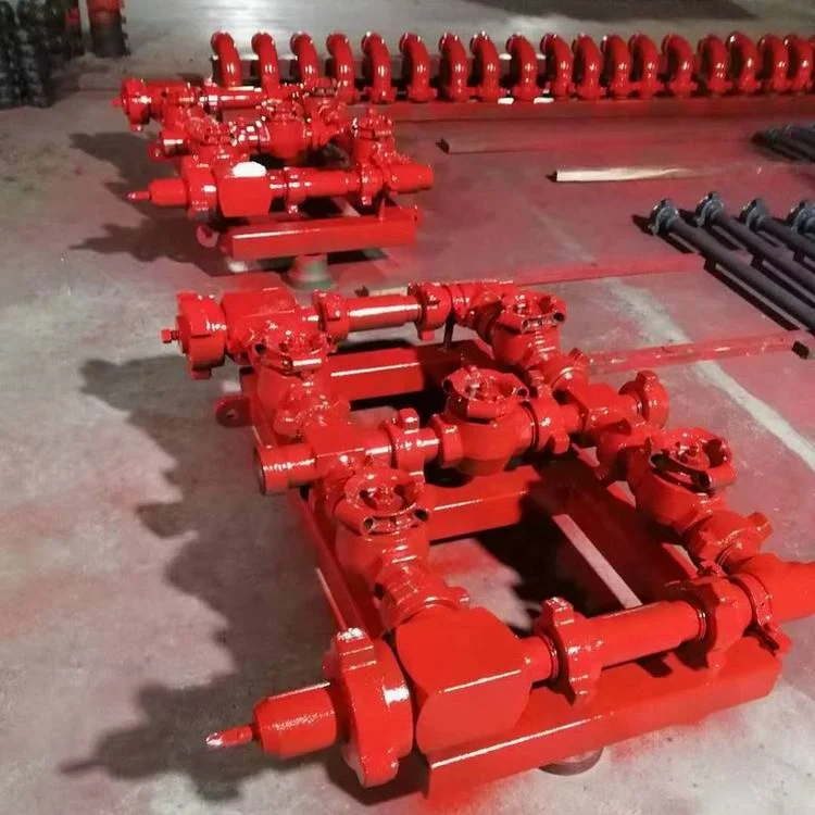 Oilfield use wellhead choke manifold / well testing choke manifolds / kill & choke manifold
