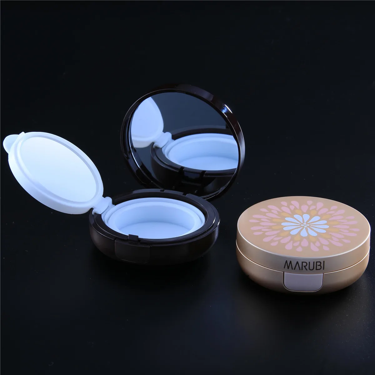 Cushion case spraying plastic compact powder box Air cushion powder case cosmetic packaging box wholesale