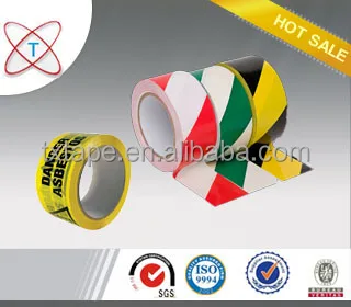 Wholesale custom PVC reflective barrier tape for warning red/black