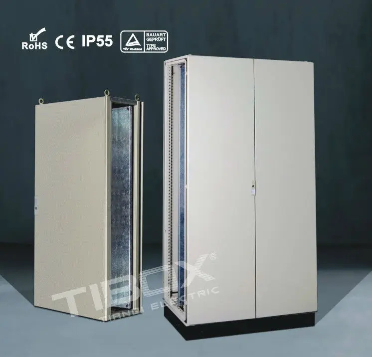 Distribution box-floor standing enclosure IP55 single door/ double door