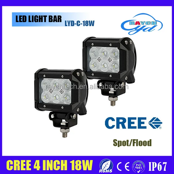 Гуанчжоу завод 4 дюймов 18 Вт cr ee луч потока Atv грузовик лодка Off road из светодиодов свет работы сид бар