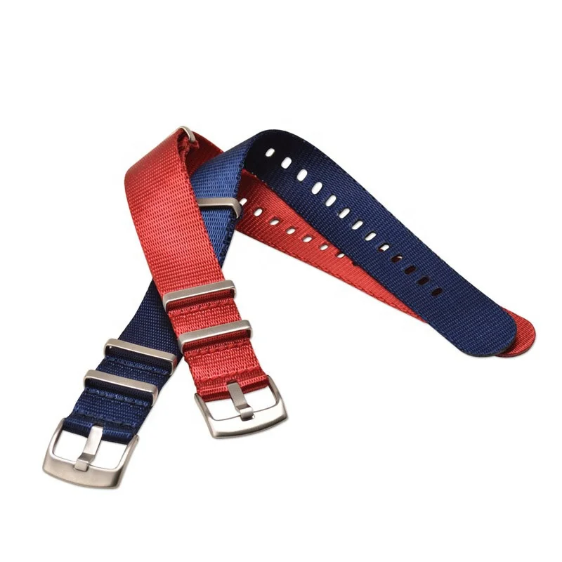 Beautifully made high quality 20mm 22mm nylon watch strap watch band nylon straps
