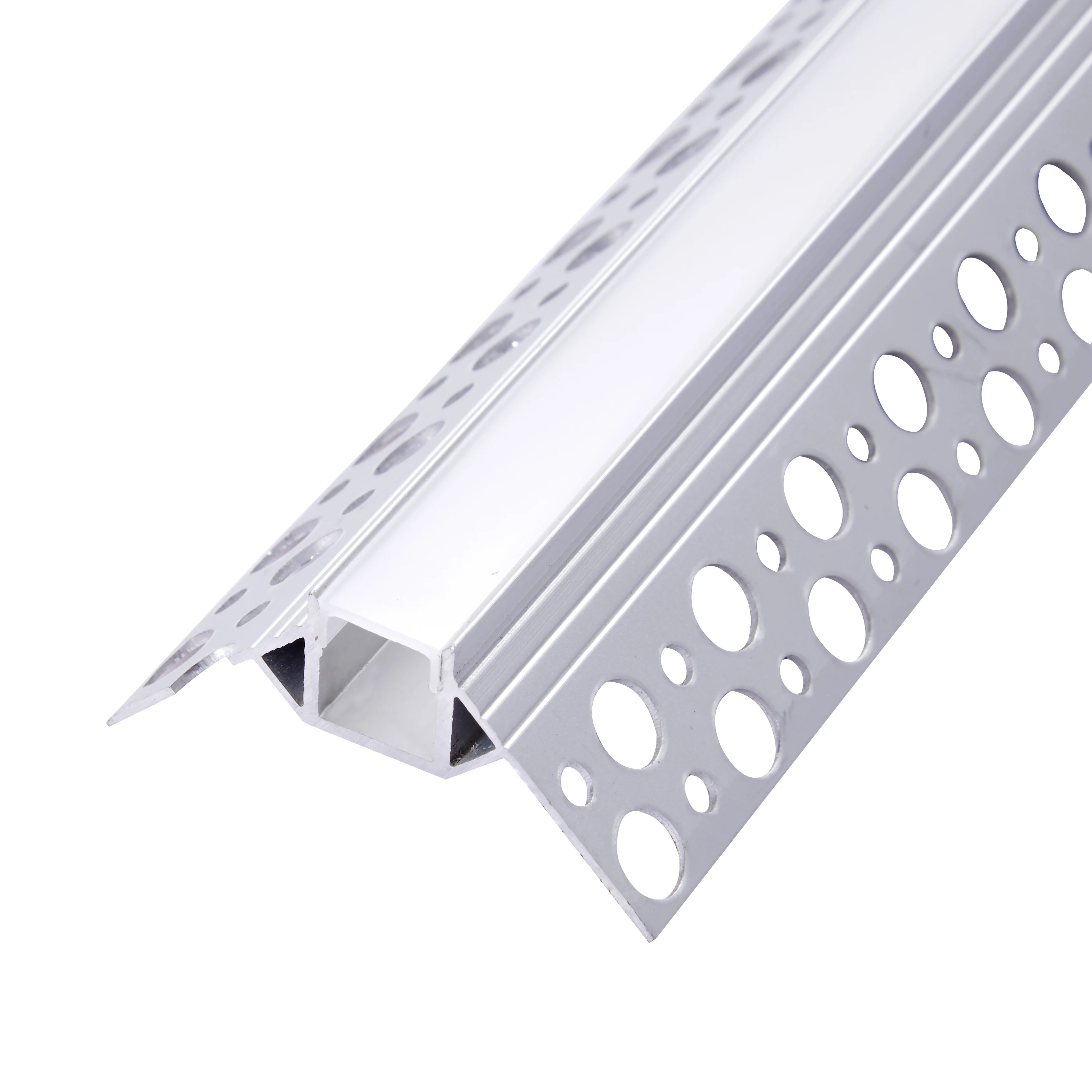 Drywall Series 6063-T5 Aluminum LED Profile with 3825 2835 240leds per meter flexible  strips use for indoor decoration lighting