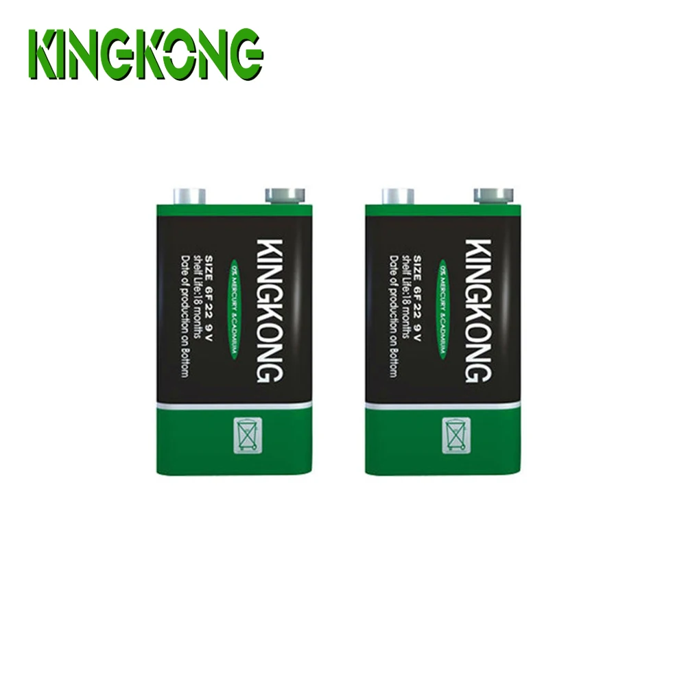 Shrink Wrap Extra Heavy Duty 9 Volt Batteries Zinc Battery 6F22 9v Dry Power Carbon Zn/mno2