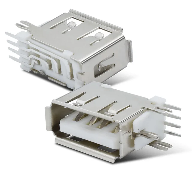 
10mm USB Type A Female Connector Short Body Side Plug USB A Connector 