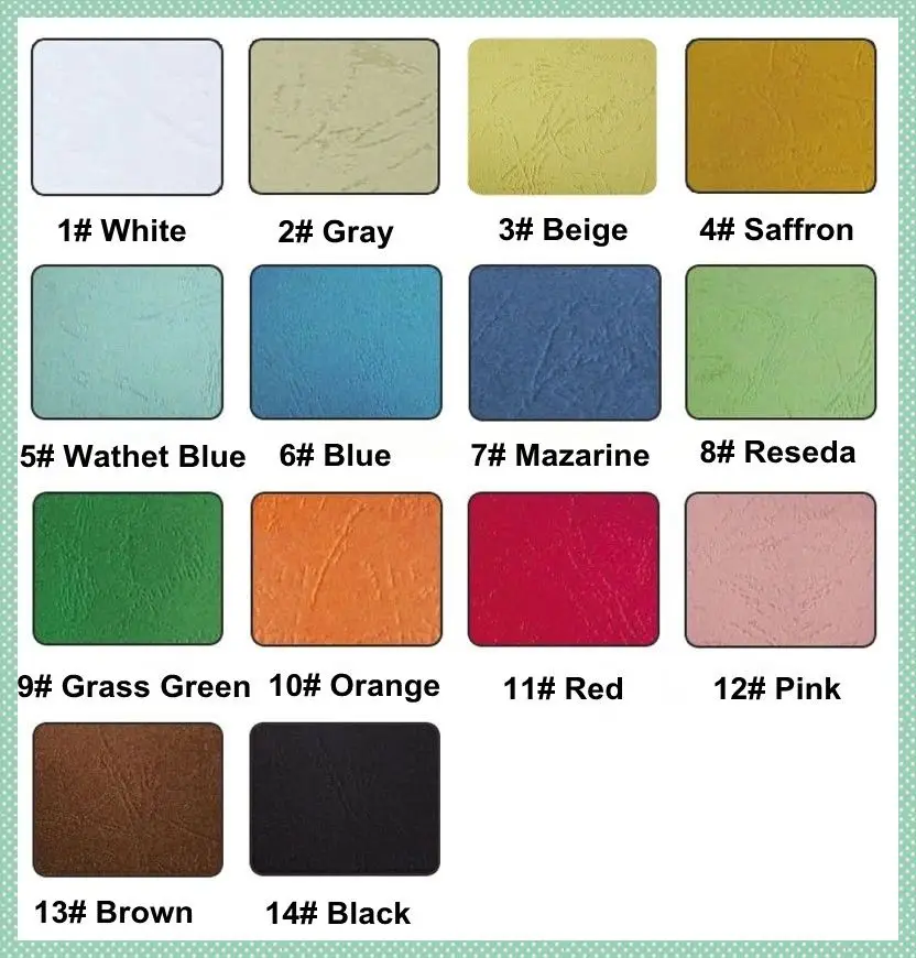 
 SIGO тисненой бумаги для привязки обложка книги  