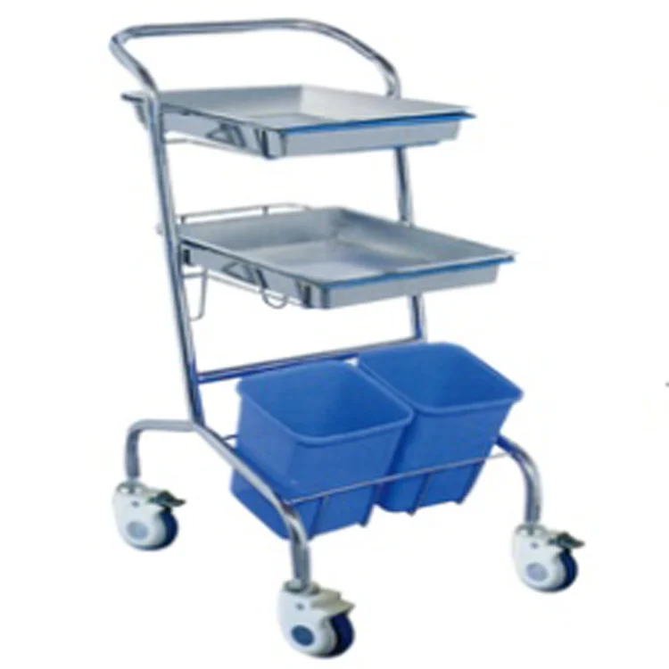 Yangzhou Stainless Steel Medicine Transport Moving Trolley