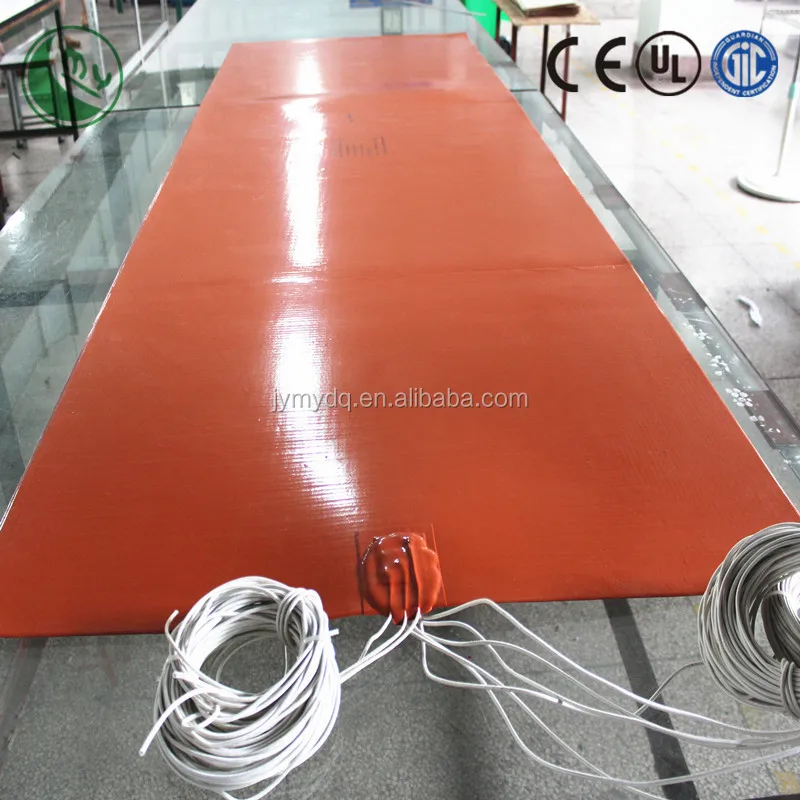 50 Ватт 120 110 вольт в, силиконовая подкладка, гидравлический резервуар/водохранилище, нагреватель 3 м, задняя сторона