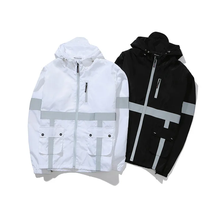 Оригинальная Повседневная Спортивная Защитная Униформа с капюшоном от производителя, уличная ветрозащитная Светоотражающая куртка