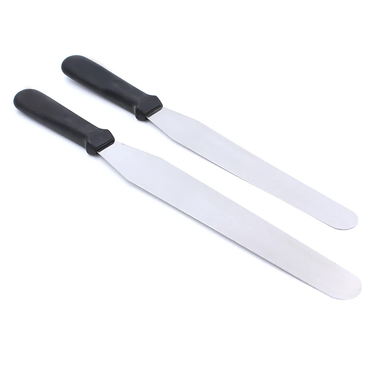 Cake Decorating 6 8 10 12 14 inch  Stainless Steel Straight Icing Spatula