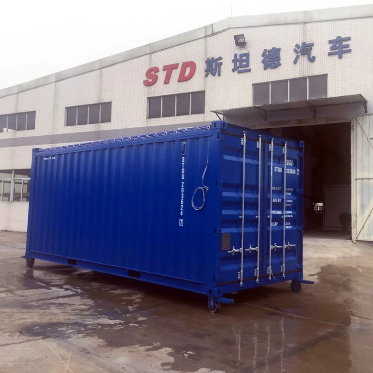 
China 20 ft top open tarpaulin shipping container manufacturer 