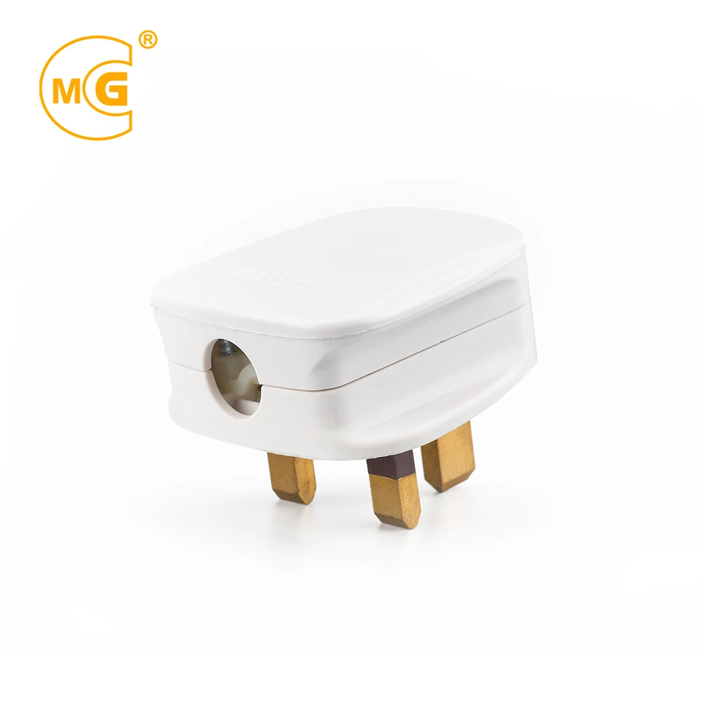 Bakelite british BS 220 volt electrical power 15 amp 3 pin top plug