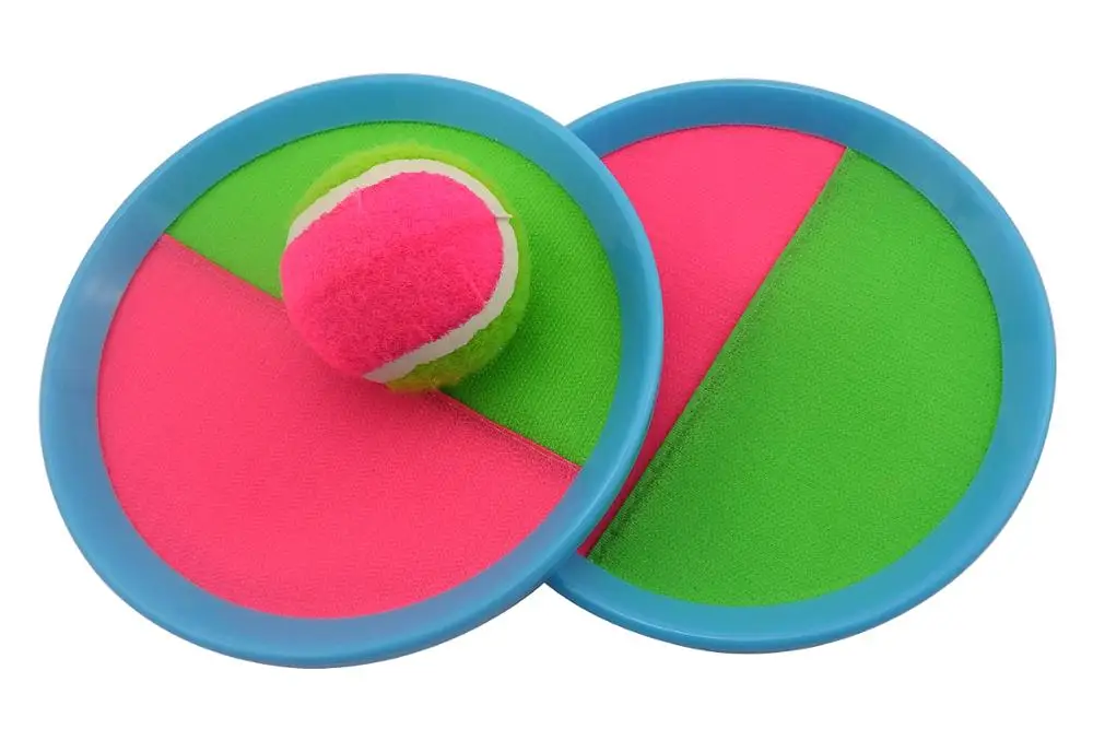 
Throw Toss and Catch Sports Game Set for Kids with Grip Mitts & Bean Bag Ball 