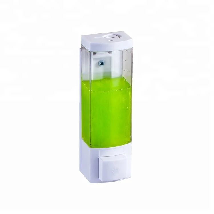 Wall Mounted 250ml Lockable Plastic Manual Liquid Soap Dispenser Shampoo Hand Washing Sanitizer Shower Bath Cream Container