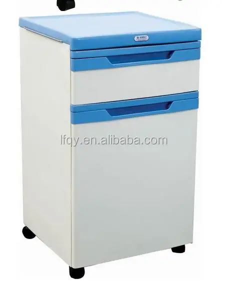 ABS medical Bedside Cabinets With Dining Table Board