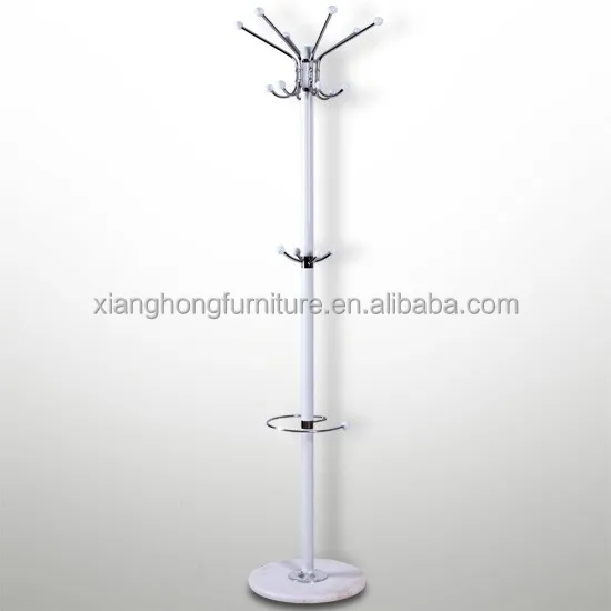 2021 classic design chrome rotating closet clothes coat stand