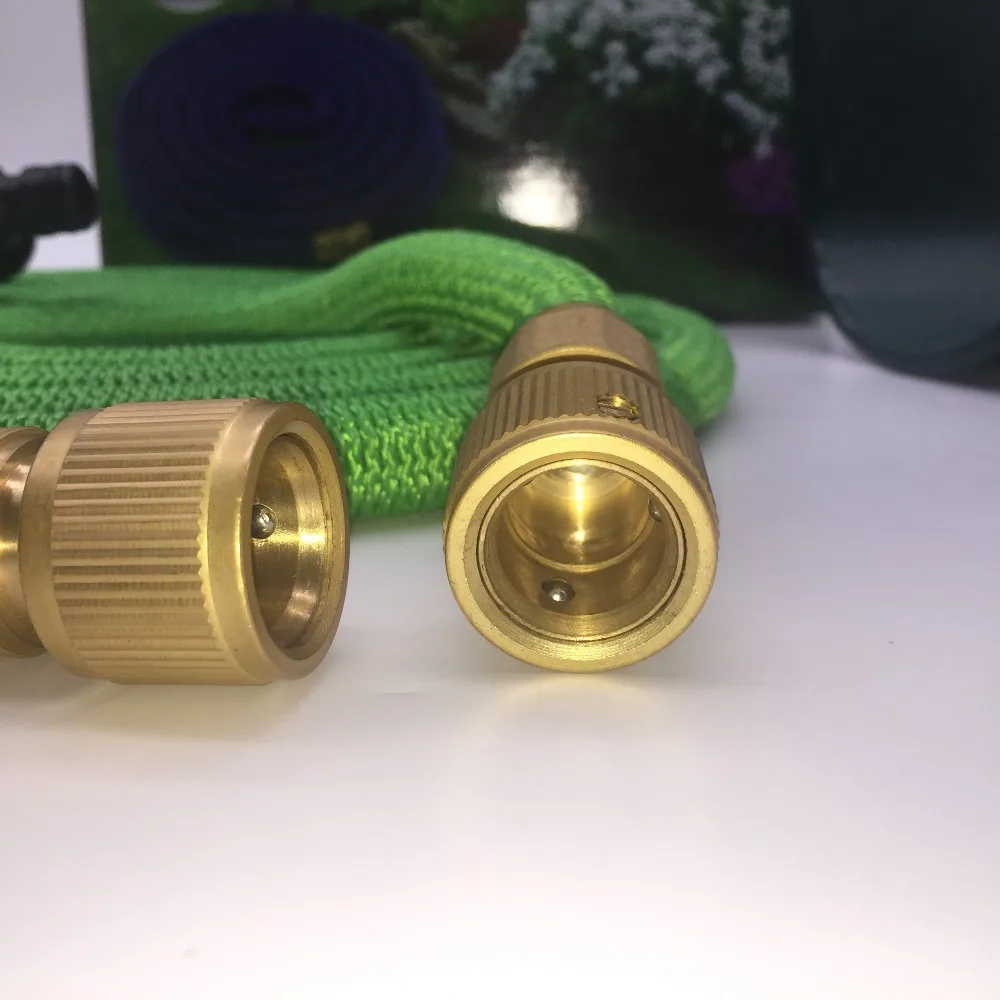 Alibaba Retail online shopping 100FT Brass Fittings Expanding Garden Water Hose with Garden Hose Nozzle Sprayer