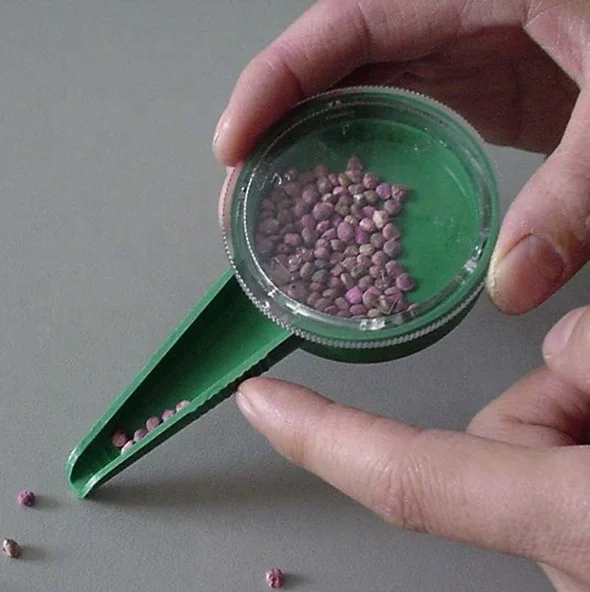 Gardening Seedling Planting Garden Seeding Hand Held Flower Plant Seeder 5 File Adjustable Seed