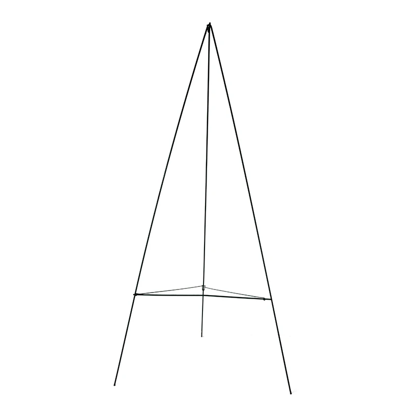 Хорошее качество, декоративная металлическая подставка для мольберта с рисунком цветов