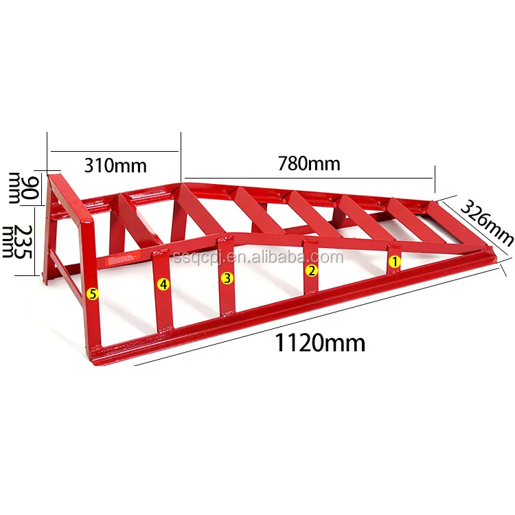 Factory direct sale heavy duty steel car ramp