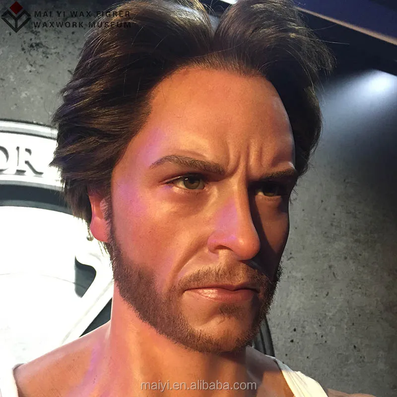 Handicraft Marvel Figure Wolverine Lifelike Silicone Wax Statue