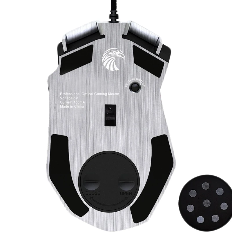 Programmable Z7900 Metal Panel Gaming Gamer Mouse