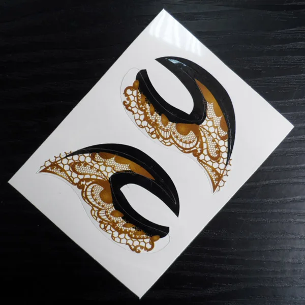 
custom made eyeliner eyebrow tattoo stickers 