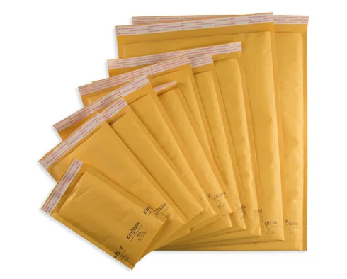 China Supplier Protective Yellow Kraft Mailers Air Bubble Lined Bags