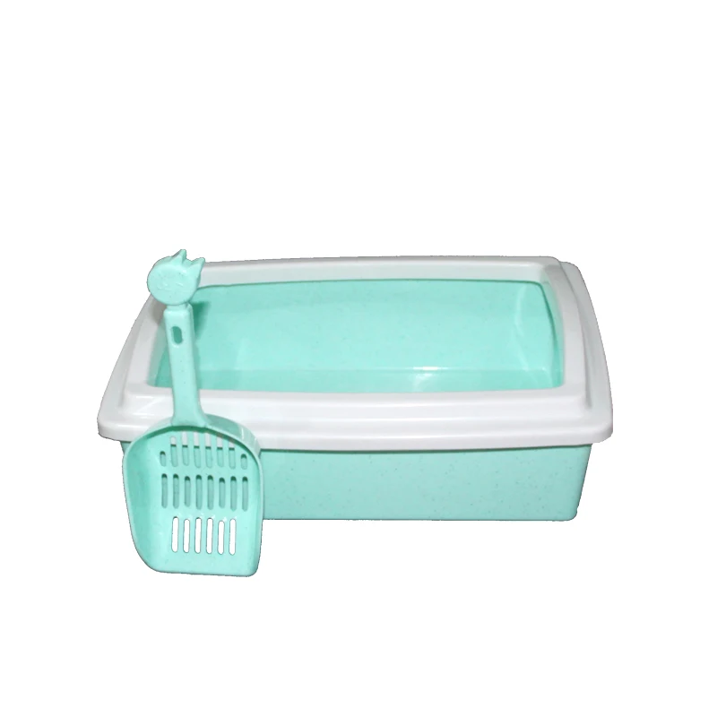 
New Cat Toilet Plastic Cat Litter Box 