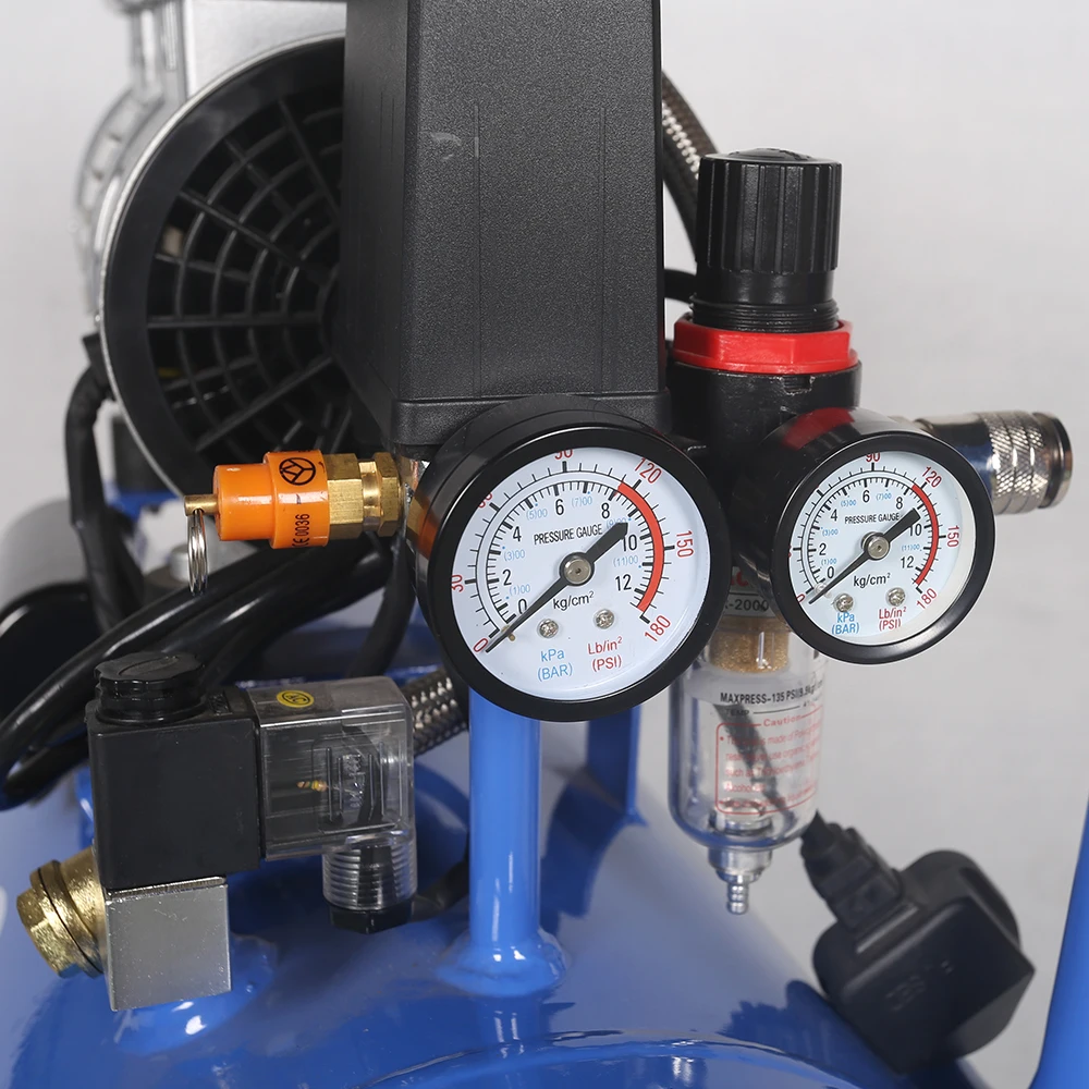 
Double cylinder hand held air compressor 
