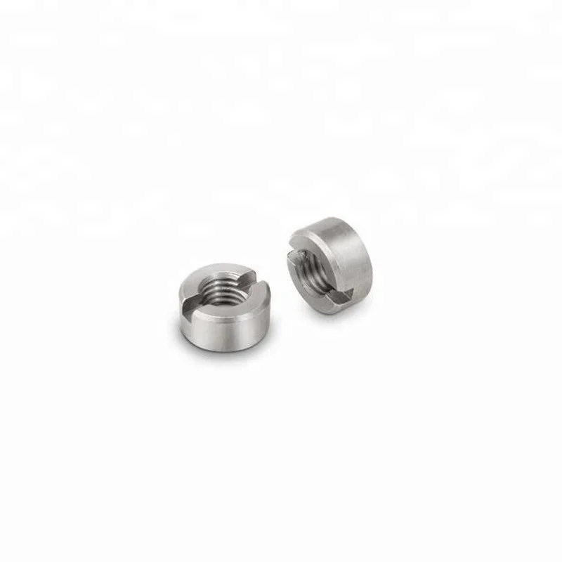 M8 M9 M12 M14 M16 M18  Stainless Steel Round Slotted Nut