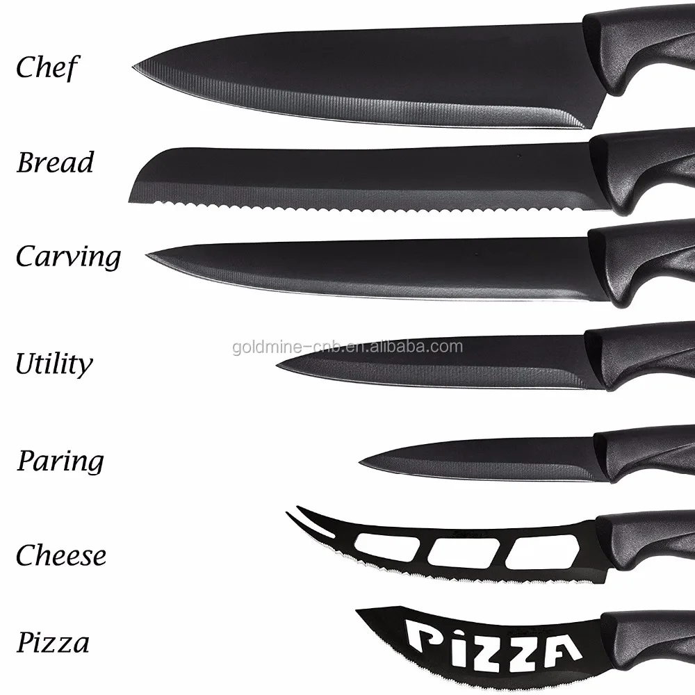 
17pcs Kitchen Knives Set Chef Knife Set 